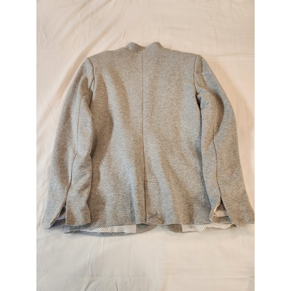 NEW Gibson Women Heather Grey Jersey Knit Blazer Size L Office Work Career Cozy - Picture 11 of 11